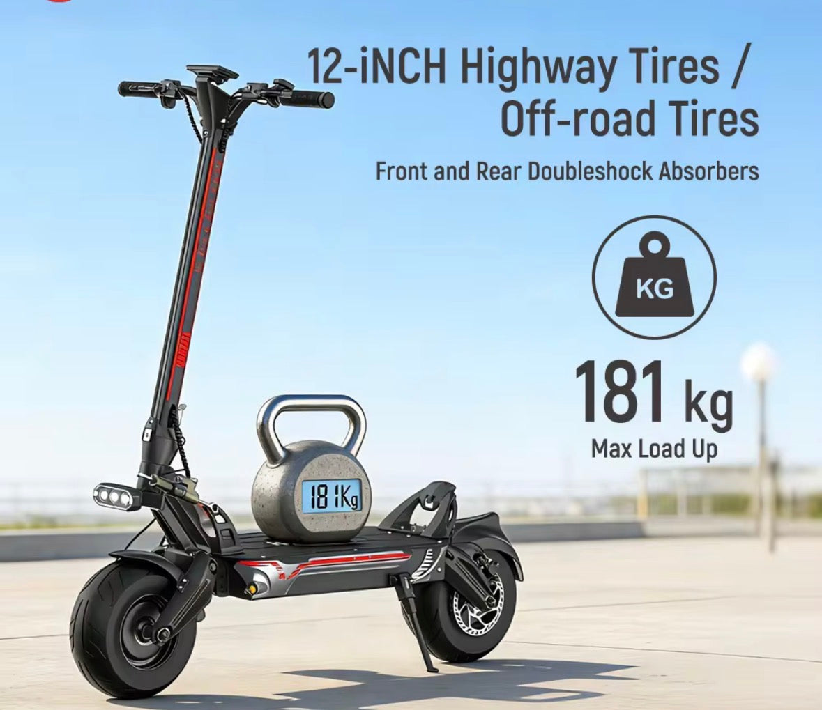 6000W 60V Dual Motor GT1
