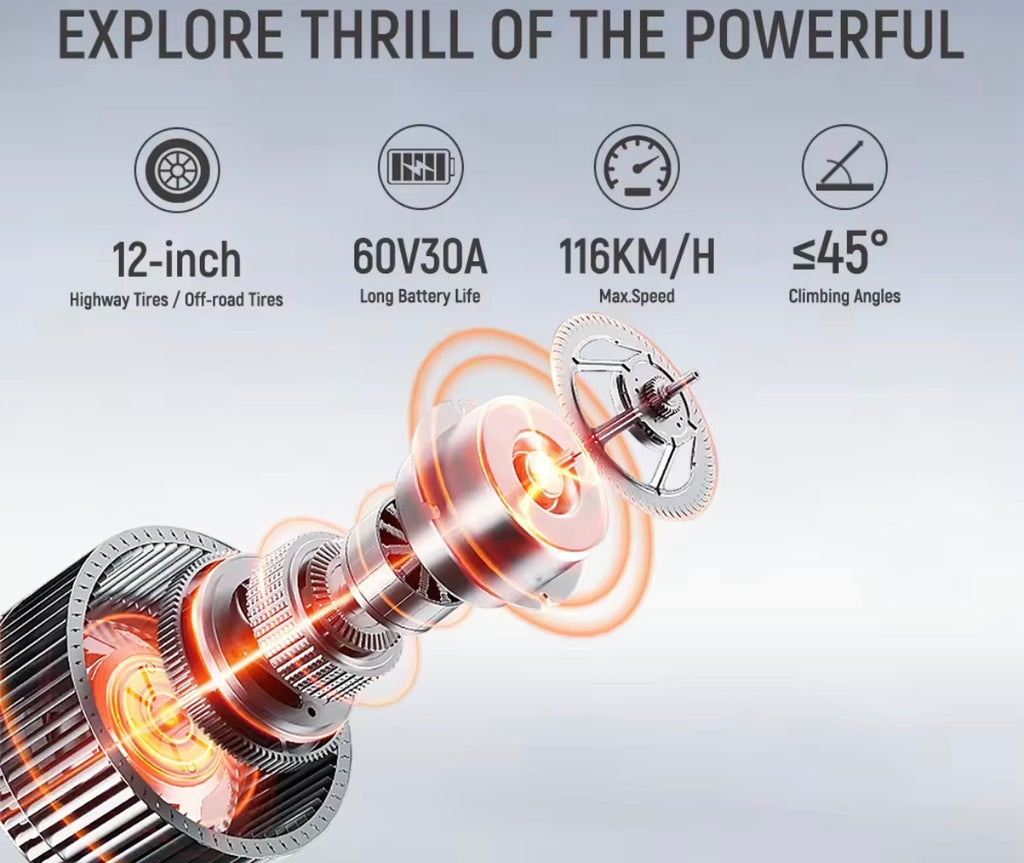 6000W 60V Dual Motor GT1